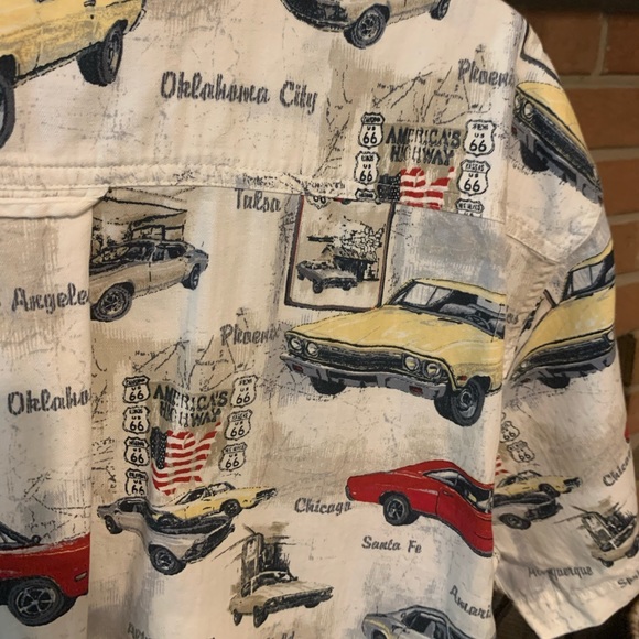 M/L vintage American Classics Muscle Car Casual Shirt - Picture 9 of 10